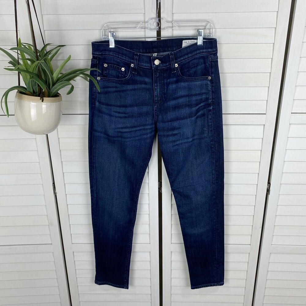 Rag & Bone Jeans Revolve High Rise Skinny Clean Kingsbury Pants Womens Size 29‎